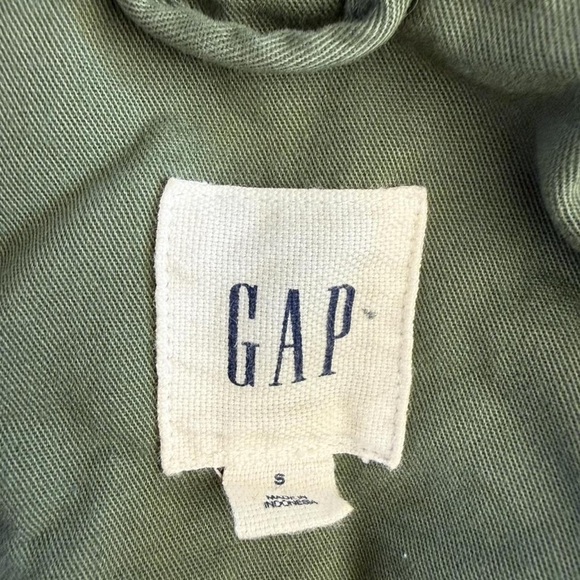 GAP Women's Green Military Field Jacket - Picture 3 of 3